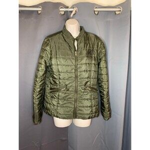 Army Green Puffer Jacket women Sz M